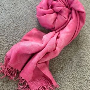 Wool and silk scarf